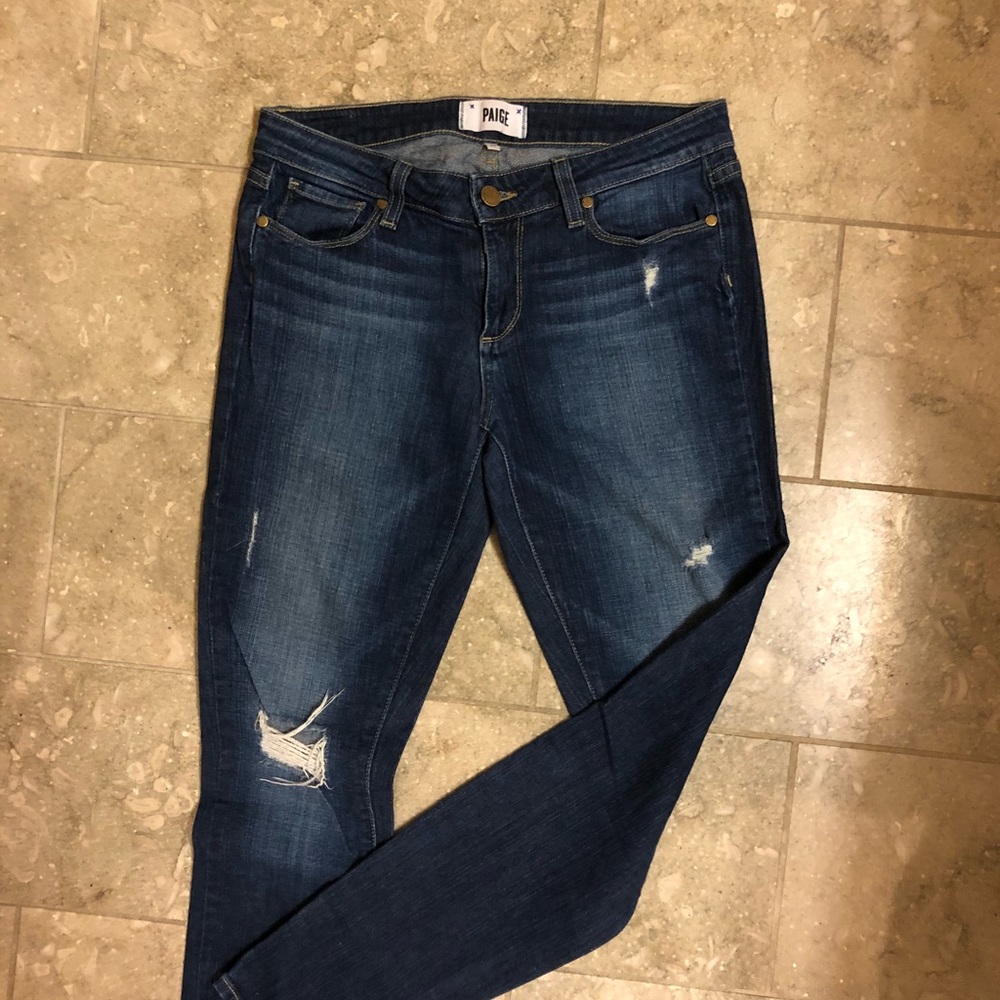 Paige skinny jeans size 28